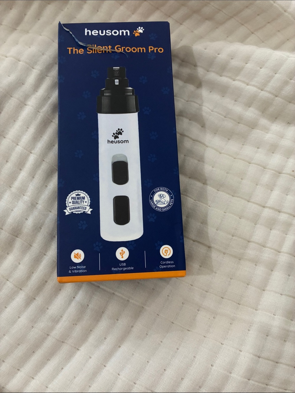 NEW IN BOX The Silent Pet Groom Pro dog cat nail clipper trimmer